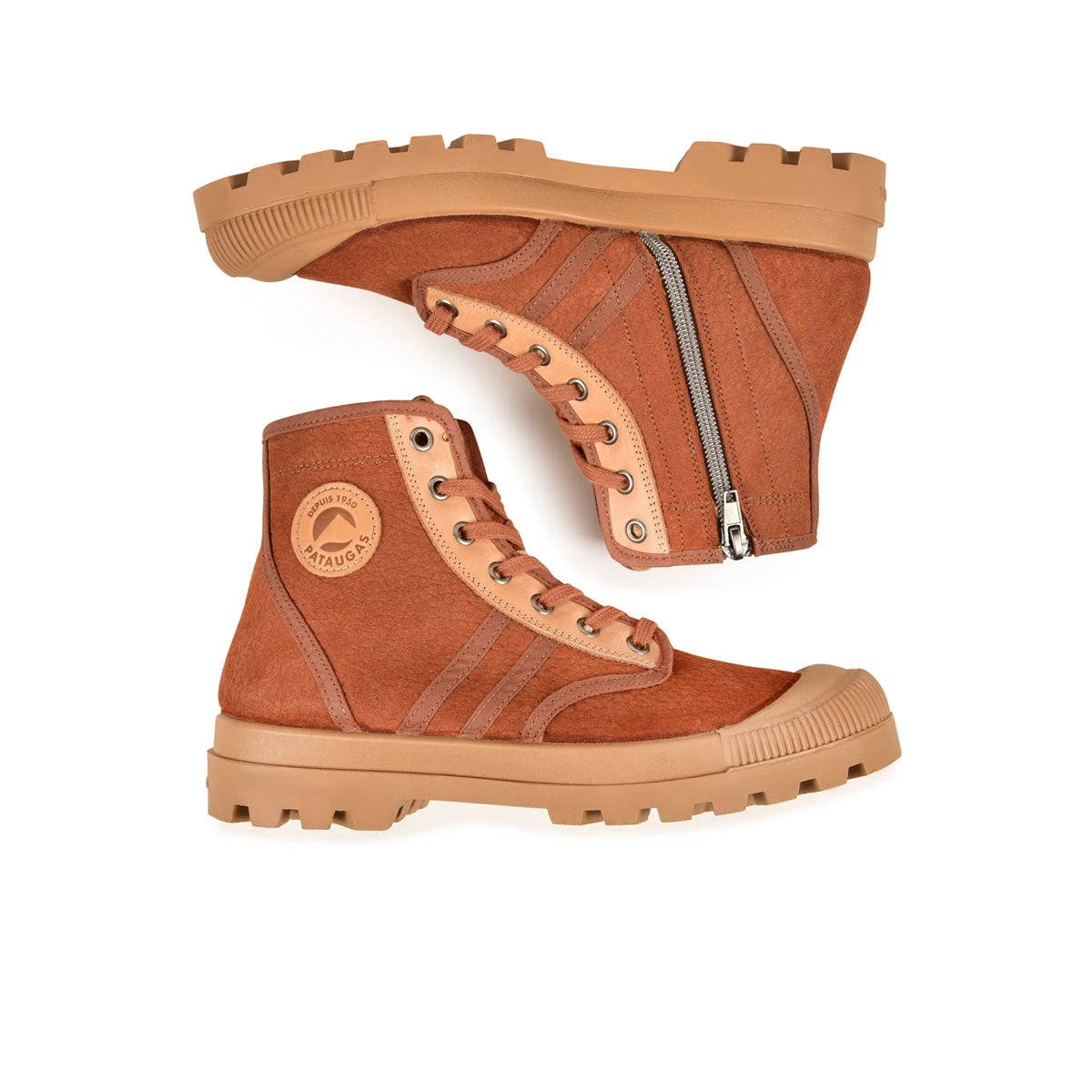 Pataugas AUTHENTIQUE ZIP/SCSH F4I TERRACOTTA – Image 7